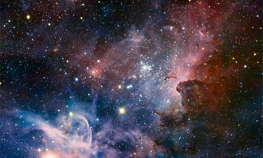 The Carina Nebula taken in Infra red.