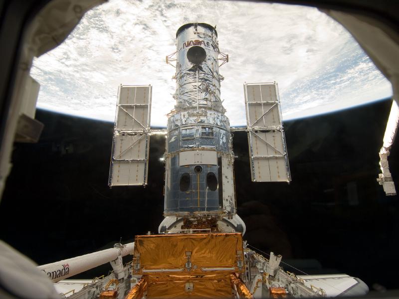 The Hubble telescope is a very sensitive instrument capable of detecting objects much further away and many times more clearly than a telescope based on Earth