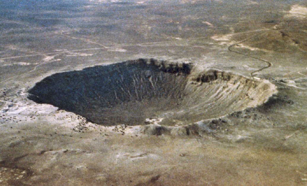 Meteor Crater in Arizona is the best preserved impact crater on Earth